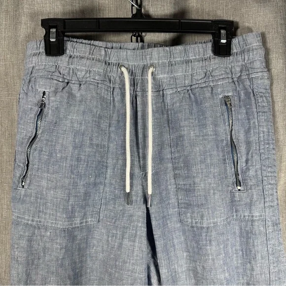 Athleta Cabo Linen Jogger in Chambray Blue size 6. - Picture 4 of 9